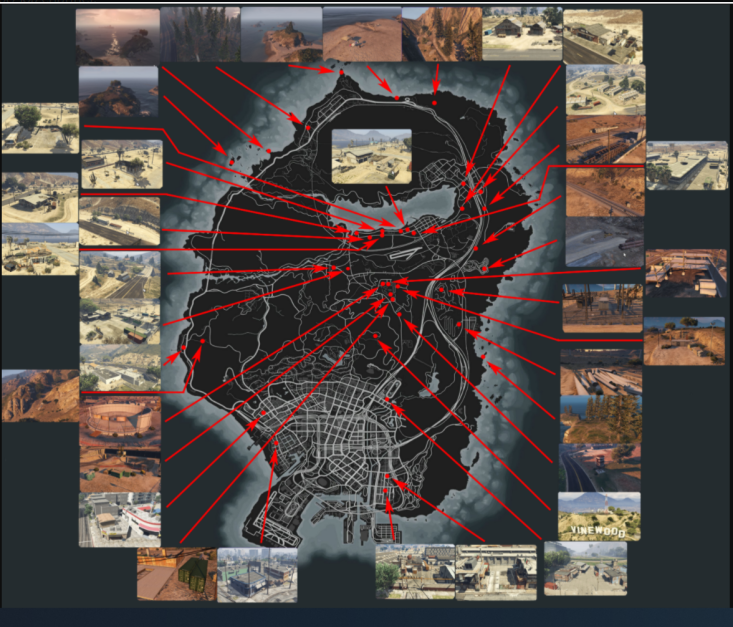 Carte des composants restants